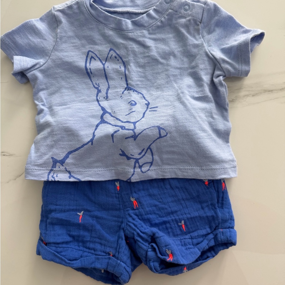 GAP Blue Bunny Kids Matching Set